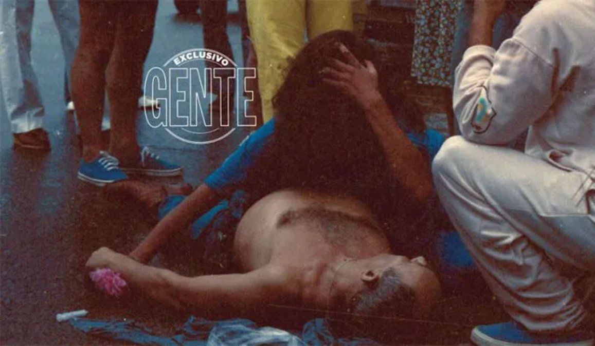 Impactantes fotos de Alberto Olmedo en el día de su muerte