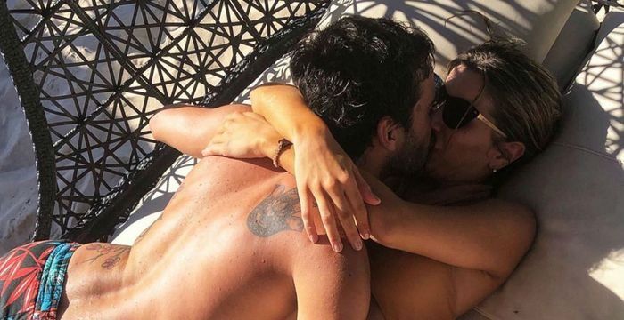 Laurita Fernández y Nicolás Cabré, apasionados en Playa del Carmen