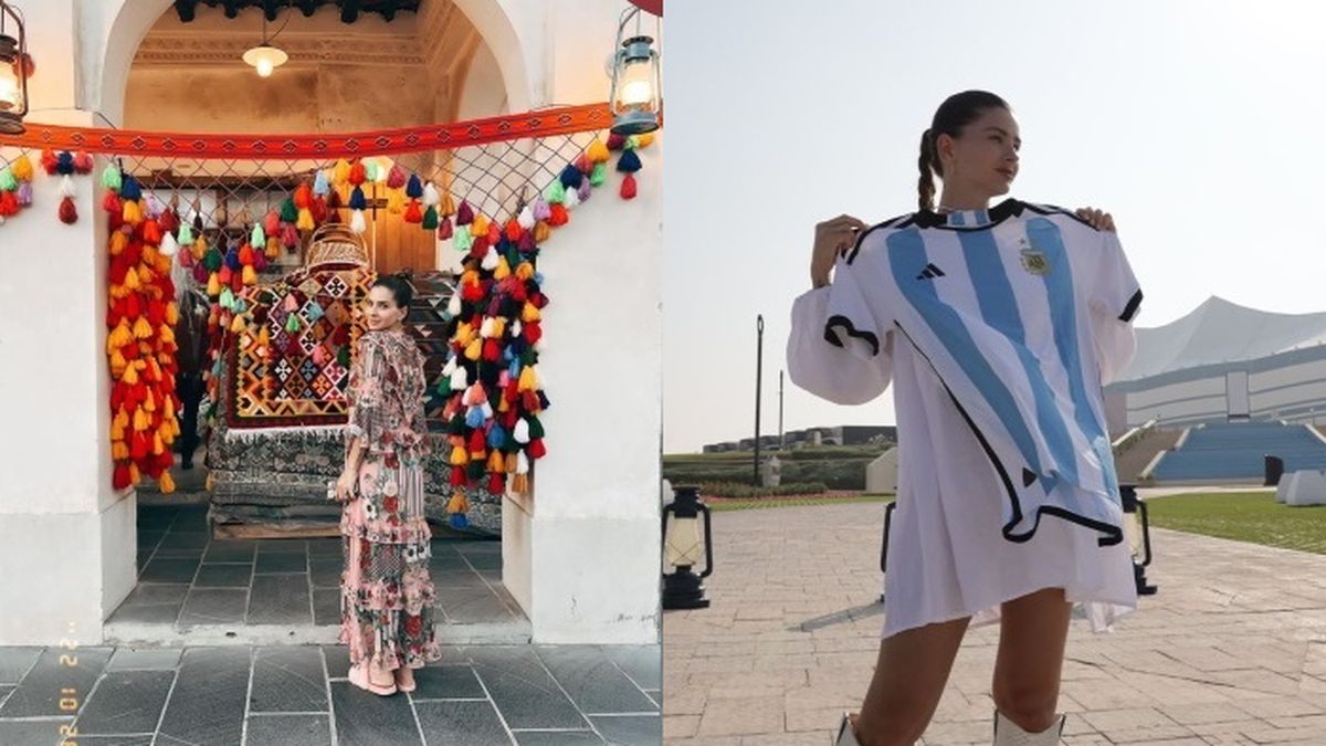 La China Su&aacute;rez en Qatar, donde grab&oacute; un programa programa recorriendo el pa&iacute;s del Mundial que se ver&aacute; por Star+.&nbsp;