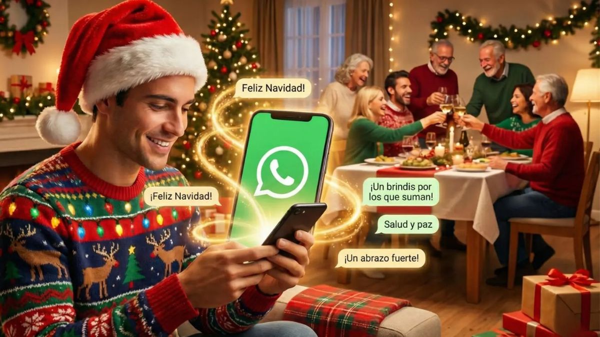 Cómo mandar un mensaje de WhatsApp en Navidad a varias personas al mismo tiempo. (Foto: Archivo)