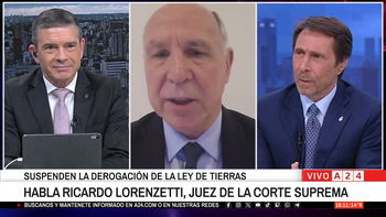 Lorenzetti tras la cautelar por la ley de Tierras: La Corte siempre defendió la protección de los recursos naturales
