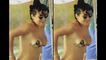 Gianinna Maradona y su humor por una foto suya en las playas europeas