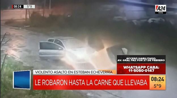 Brutal asalto en Esteban Echeverría: le robaron a una mujer hasta la carne