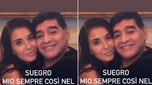 La mujer de Maradona Junior despidió a Diego y pidió respeto por el momento que atraviesan