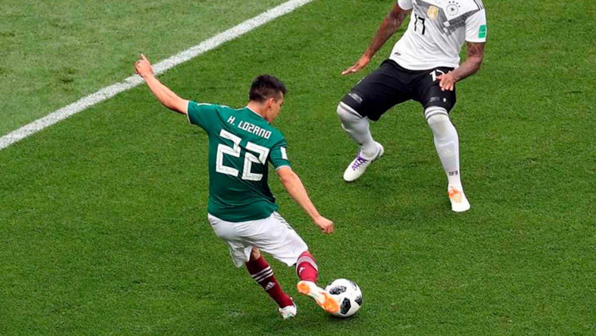 Primer tiempo: México vence por 1 a 0 a Alemania