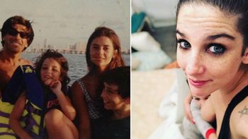 La foto retro de la infancia de Juana Repetto