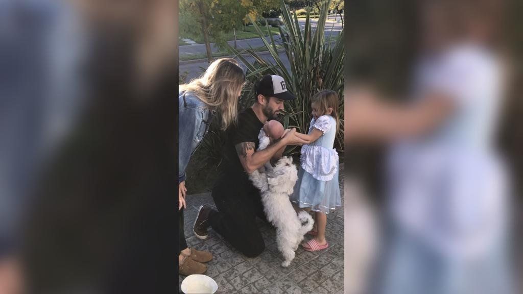 María del Cerro registró en video el primer encuentro de Mila y Cala