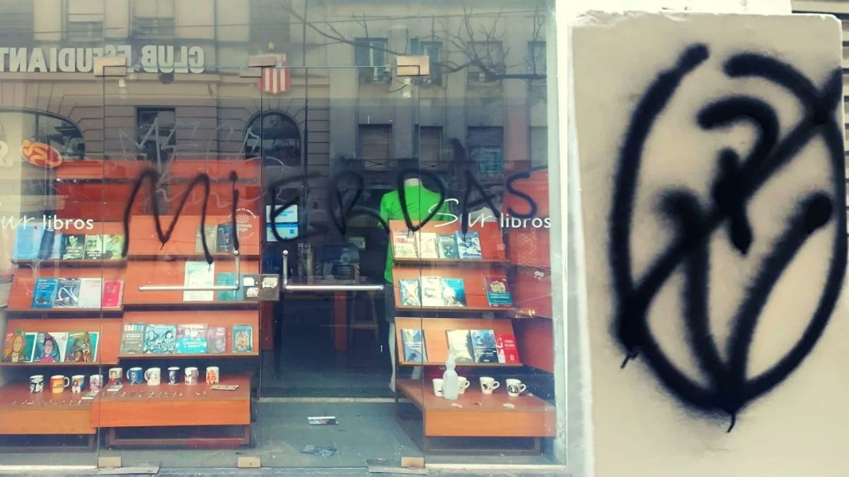 La sede del PJ de La Plata fue vandalizada menos de 48 horas después del ataque contra Cristina Kirchner (Foto: PJ La Plata).