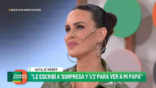 La triste confesión de Natalie Weber al hablar sobre la relación con su papá: Nunca se hizo cargo