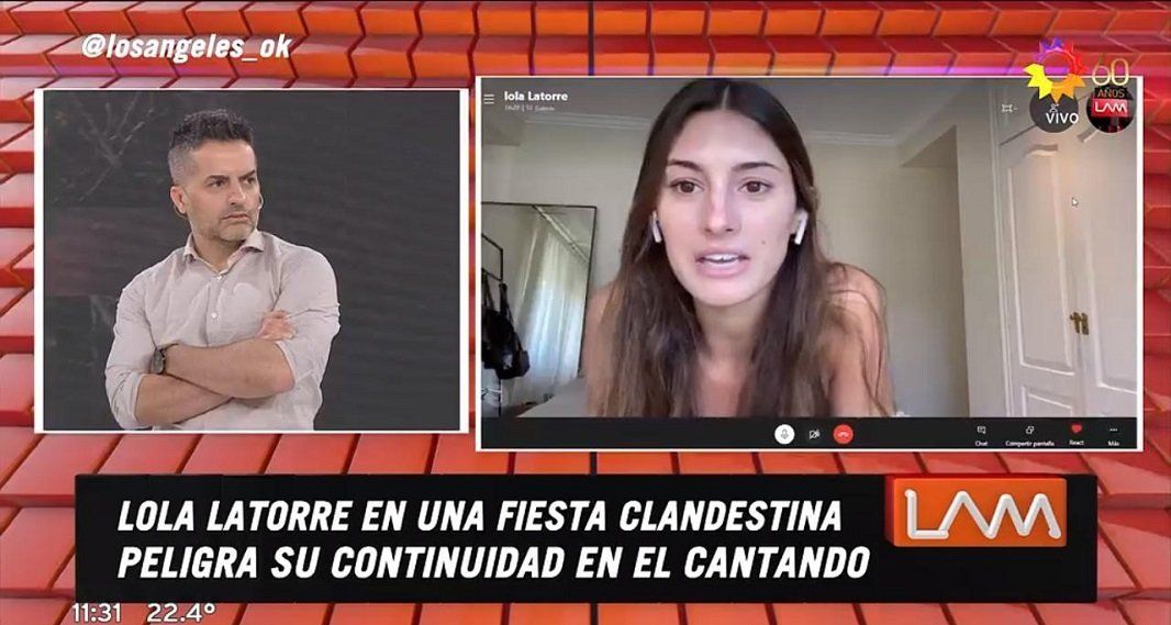 Lola Latorre: Nunca fui como invitada a la fiesta, lo que hice fue de boluda