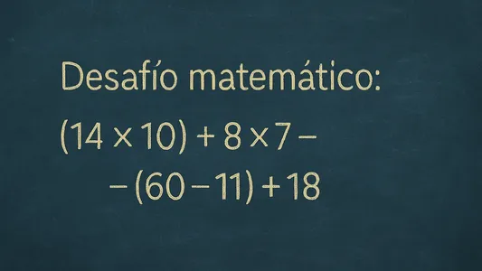 Desafío matemático: la cuenta parece fácil, pero muchos caen en un error frecuente