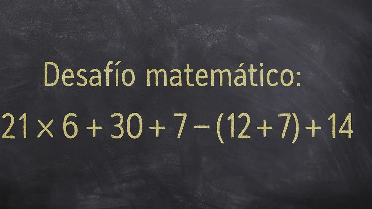 Imagen de pizarra para Desafío Matemático: ordená los pasos de este problema como un verdadero reto