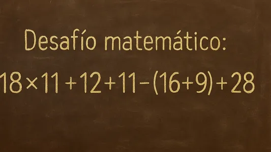 Desafío matemático: ¿lo podés resolver en menos de 10 segundos?