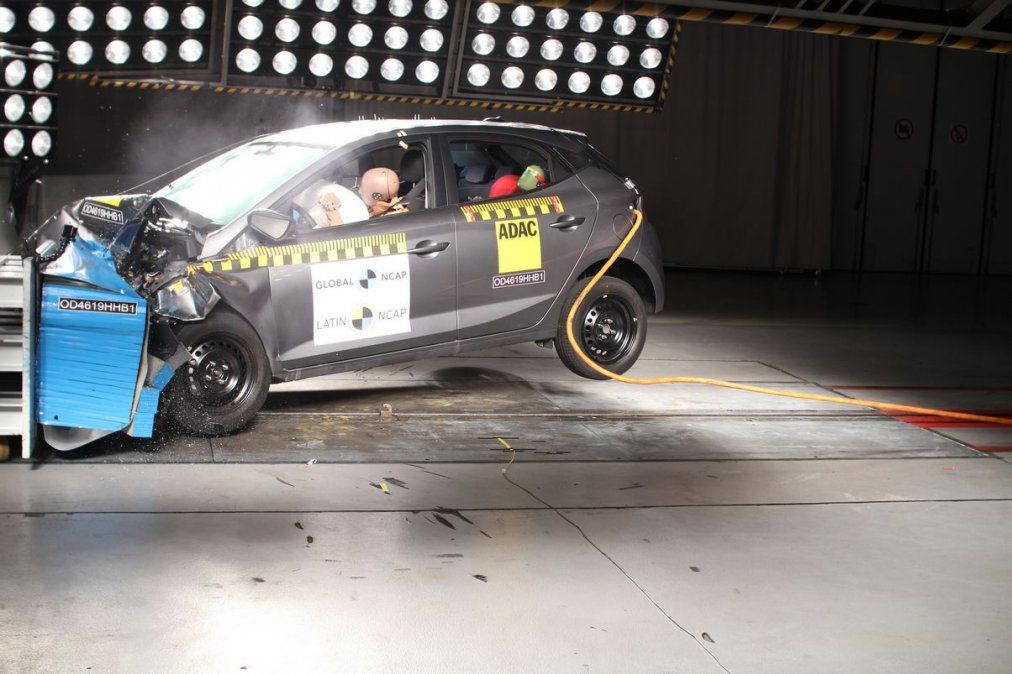 Seguridad. Pésimo resultado del Hyundai HB20 luego de test de auditoria de Latin NCAP