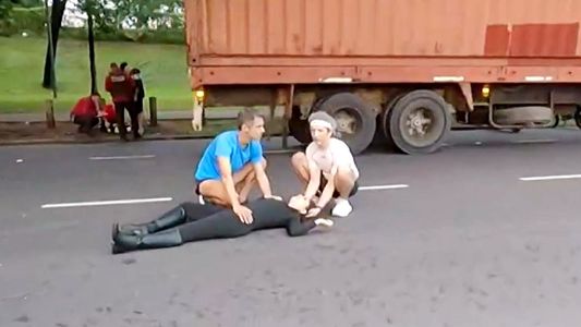 El impactante dato que se dio a conocer sobre el auto que chocó y volcó en Palermo