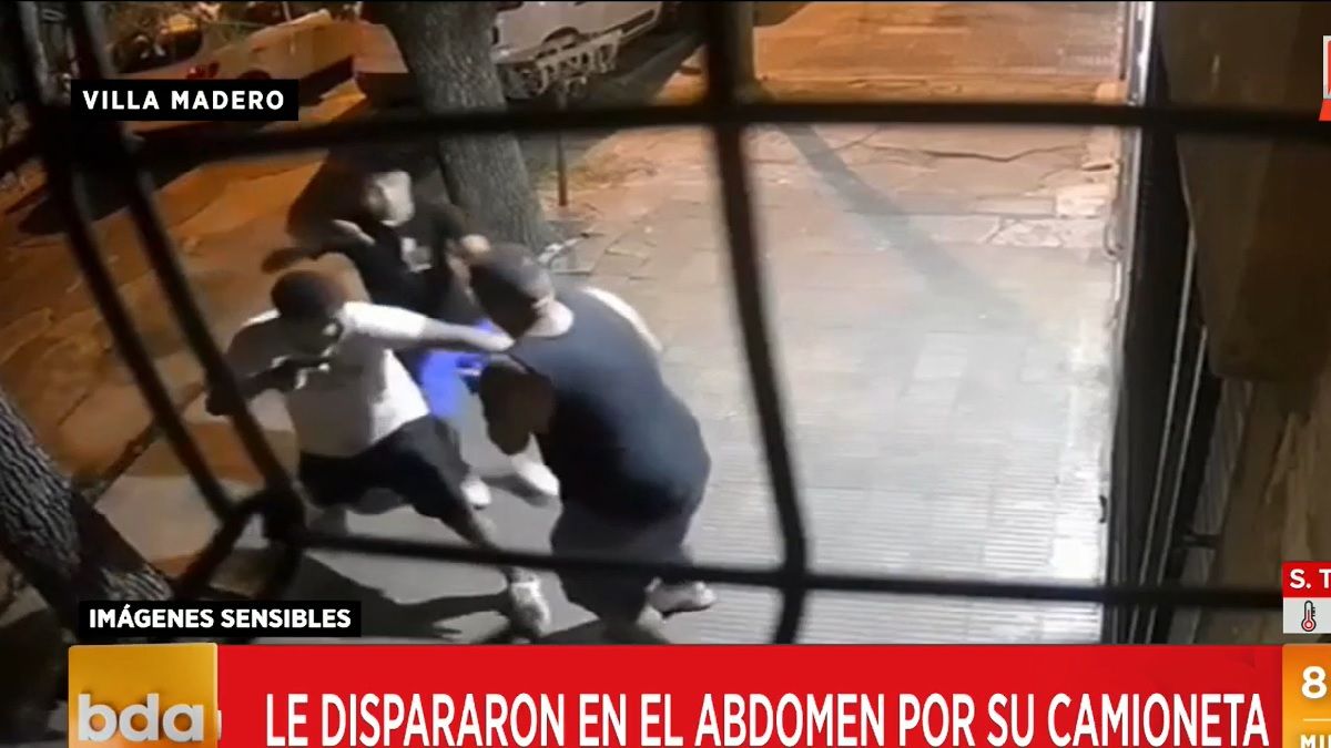 En las imágenes se ve cómo Ezequiel