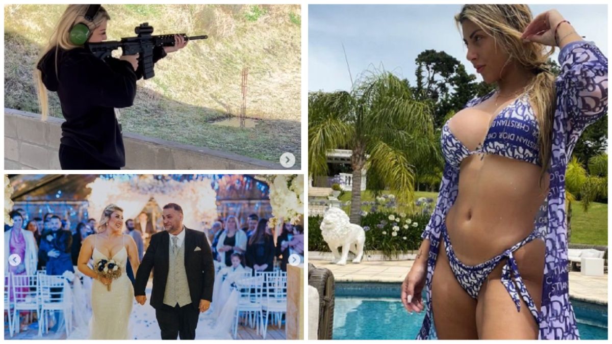 Otra época. Gonzalo Aguiar y Romina Camejo mientras estaban juntos. Fotos: Instagram.&nbsp;