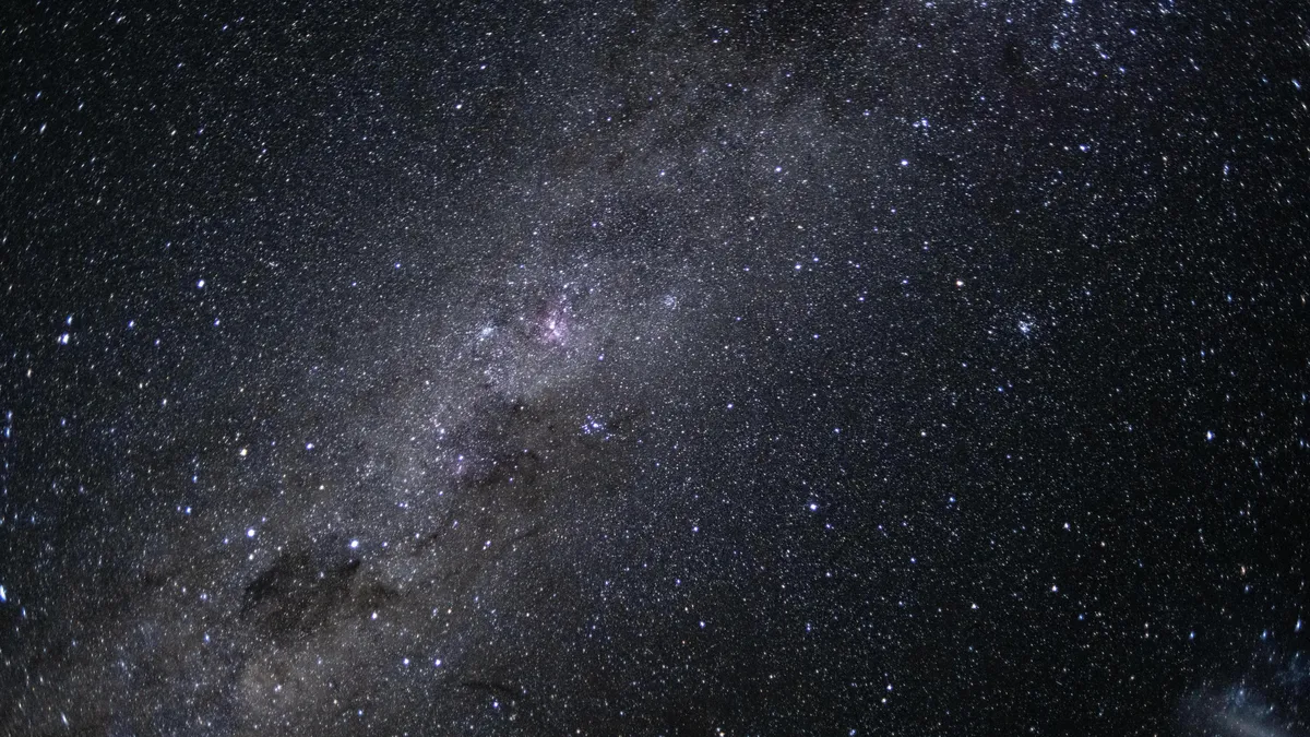Una de las imágenes tomadas por Orión de la Vía Lactea. (Foto: NASA).