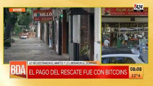 Comerciante secuestrado y liberado tras pagar un rescate en bitcoins