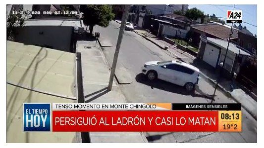 Monte Chingolo: vecino “justiciero” persiguió al ladrón y casi lo matan