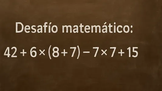 Desafío matemático: una cuenta que parece fácil y termina complicando a muchos