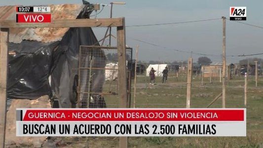 500 policías participarán del desalojo del predio tomado en Guernica