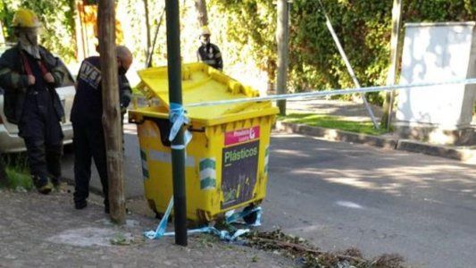 Explotó una bomba casera dentro de un contenedor a metros de la casa de Mauricio Macri