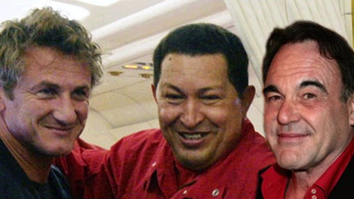 Sean Penn y Oliver Stone rindieron homenaje a Hugo Chávez