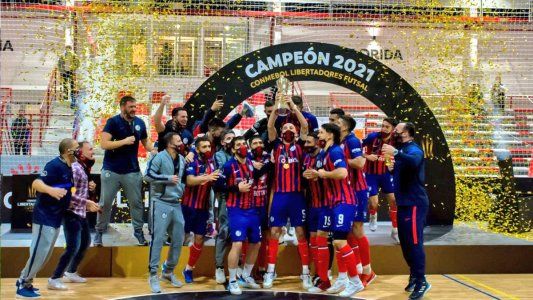 San Lorenzo dio el golpe y es el primer campeón argentino de la Copa Libertadores de futsal