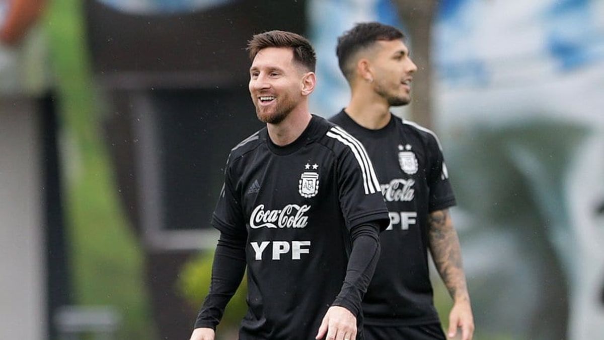 Messi va al banco contra Uruguay.&nbsp;