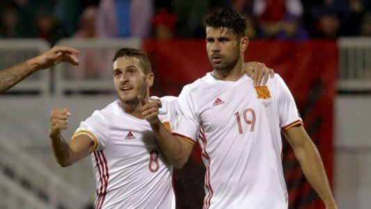 Diego Costa fabricó un golazo para España