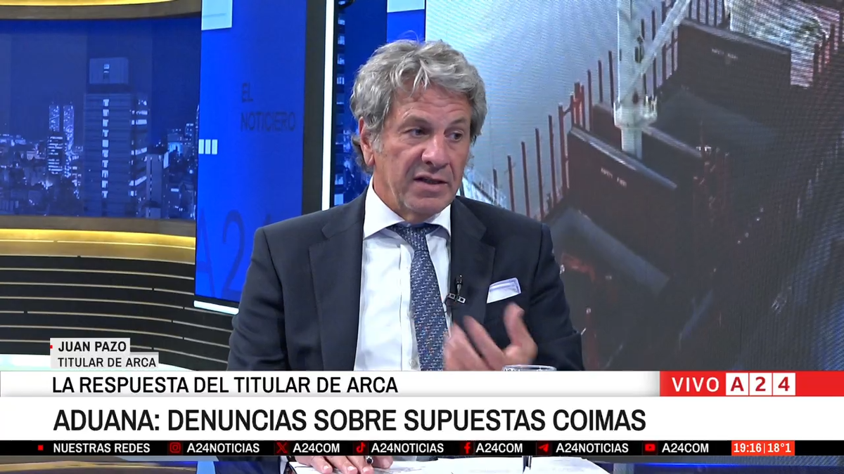 Juan Pazo estuvo en el programa de Eduardo Feinmann (Foto: captura).