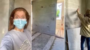 Laurita Fernández mostró el antes y después de su baño