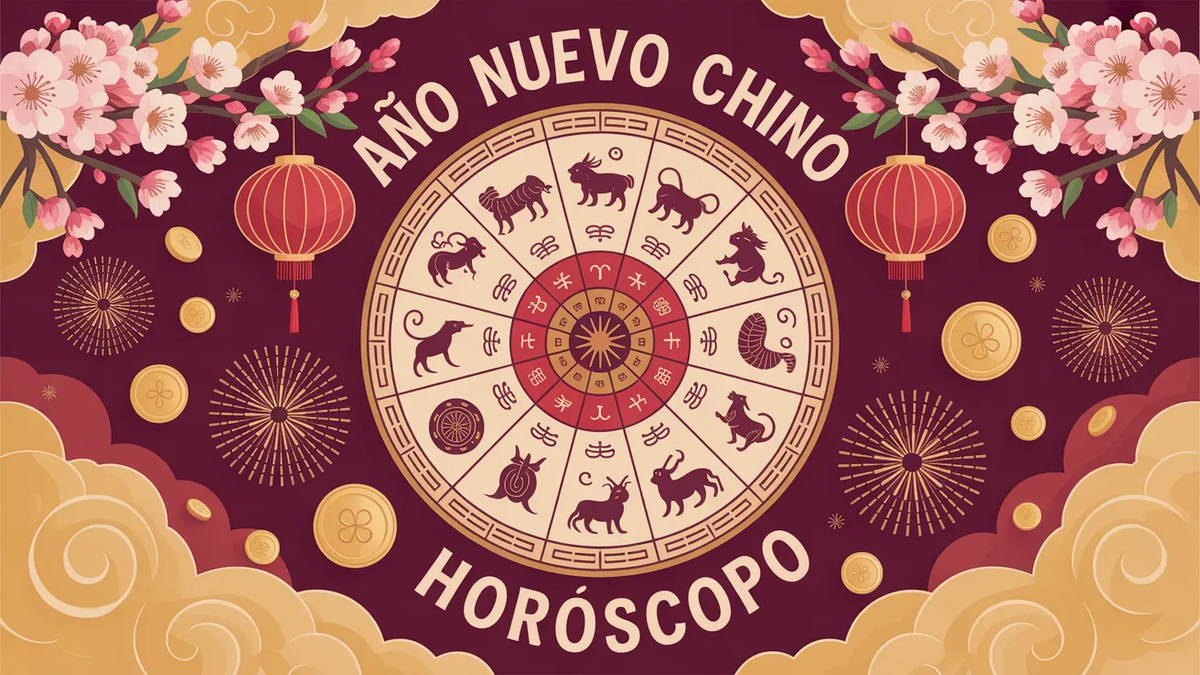 Caballo, Perro y Cabra, los animales m&aacute;s beneficiados del hor&oacute;scopo chino. Foto: Ideogram.