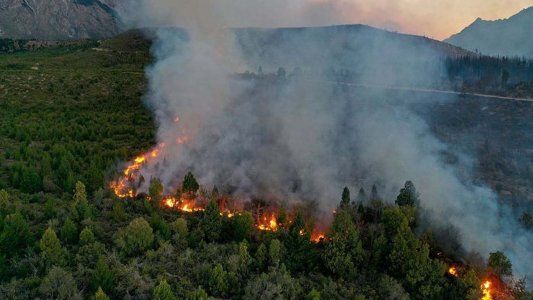 Con más de 7.000 hectáreas devoradas por el incendio, Río Negro investiga si se originó por un fogón