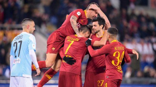 Pastore anotó en la goleada de Roma ante Virtus Entella para llegar a los cuartos de final
