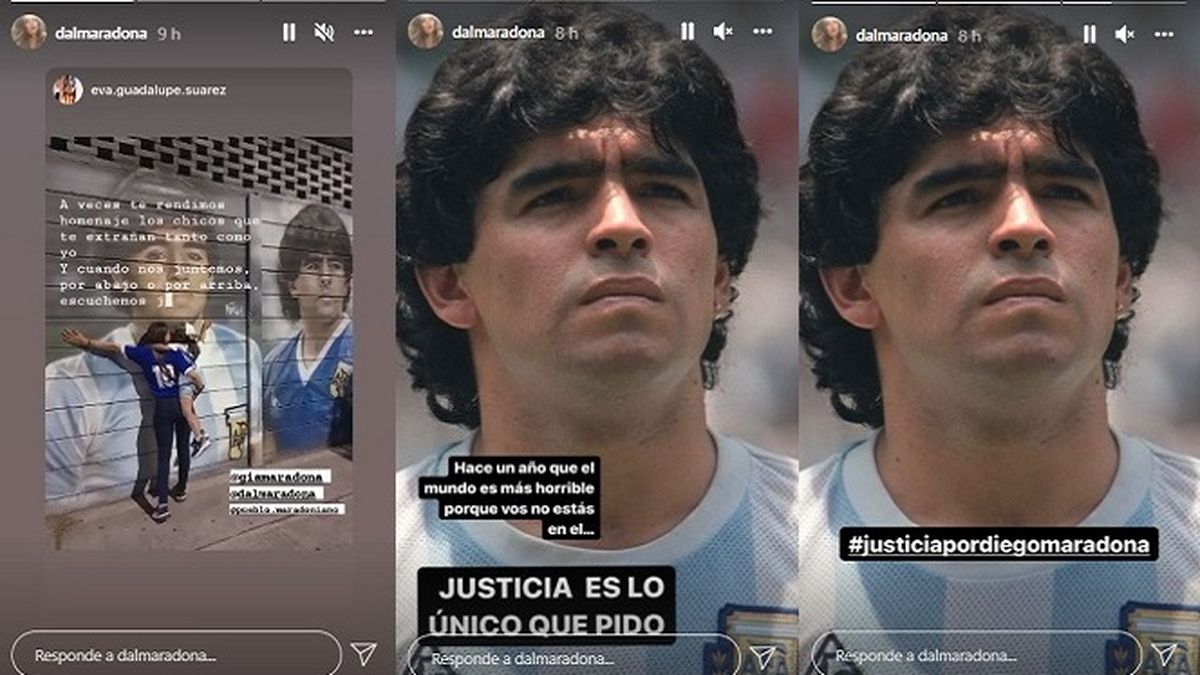 A un año de la muerte de Diego Maradona, Dalma Maradona comenzó a rendirle diversos homenajes desde sus redes sociales. 