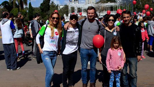Famosos caminaron por el Rosedal de Palermo para concientizar sobre la Distrofia Muscular