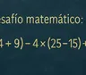 Desafío matemático: la cuenta que sorprende a muchos