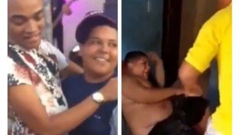 Un padre golpea brutalmente a su hijo por bailar con un hombre