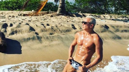 El destape de Flavio Mendoza en las playas de Brasil
