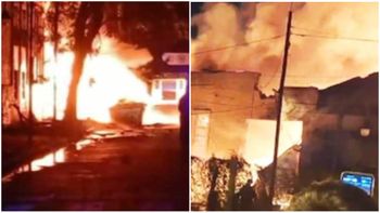 Explosión e incendio en una fábrica de San Fernando: trabajaron 10 dotaciones de bomberos