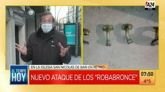 Atacaron los “robabronce”: la Iglesia Nicolás de Bari, la nueva víctima