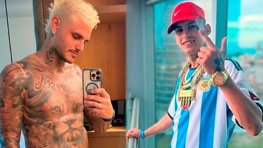 La tremenda foto de L-Gante burlándose de Mauro Icardi tras la filtración de un video íntimo