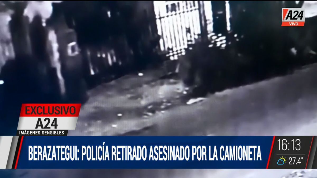 Asesinato brutal en Berazategui: ultimaron de un disparo en el abdomen a un policía retirado durante un asalto. (Foto: A24)
