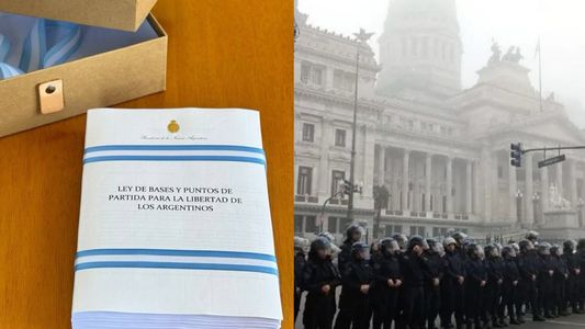 Ley Bases y paquete fiscal: a qué hora se vota en Diputados y cómo serán las marchas opositoras