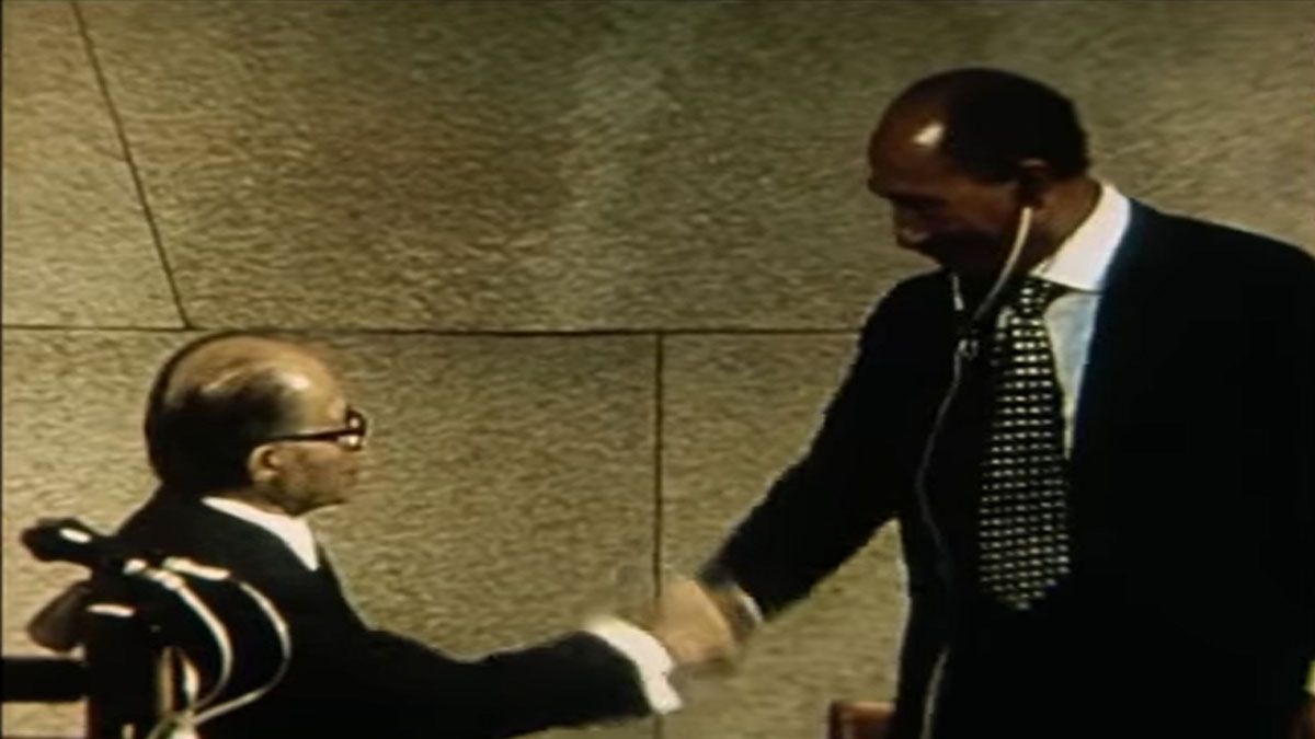 Anwar el Sadat, primer mandatario árabe en hablar ante el parlamento de Israel (Foto: Archivo)