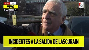 Trompadas y golpes luego de la declaración de Lascurain ante el juez Bonadio