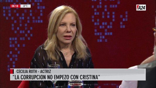 Cecilia Roth: La época más feliz en la Argentina fue con Néstor y Cristina