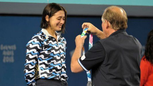 Delfina Pignatello fue medalla de plata en los 800 metros libres